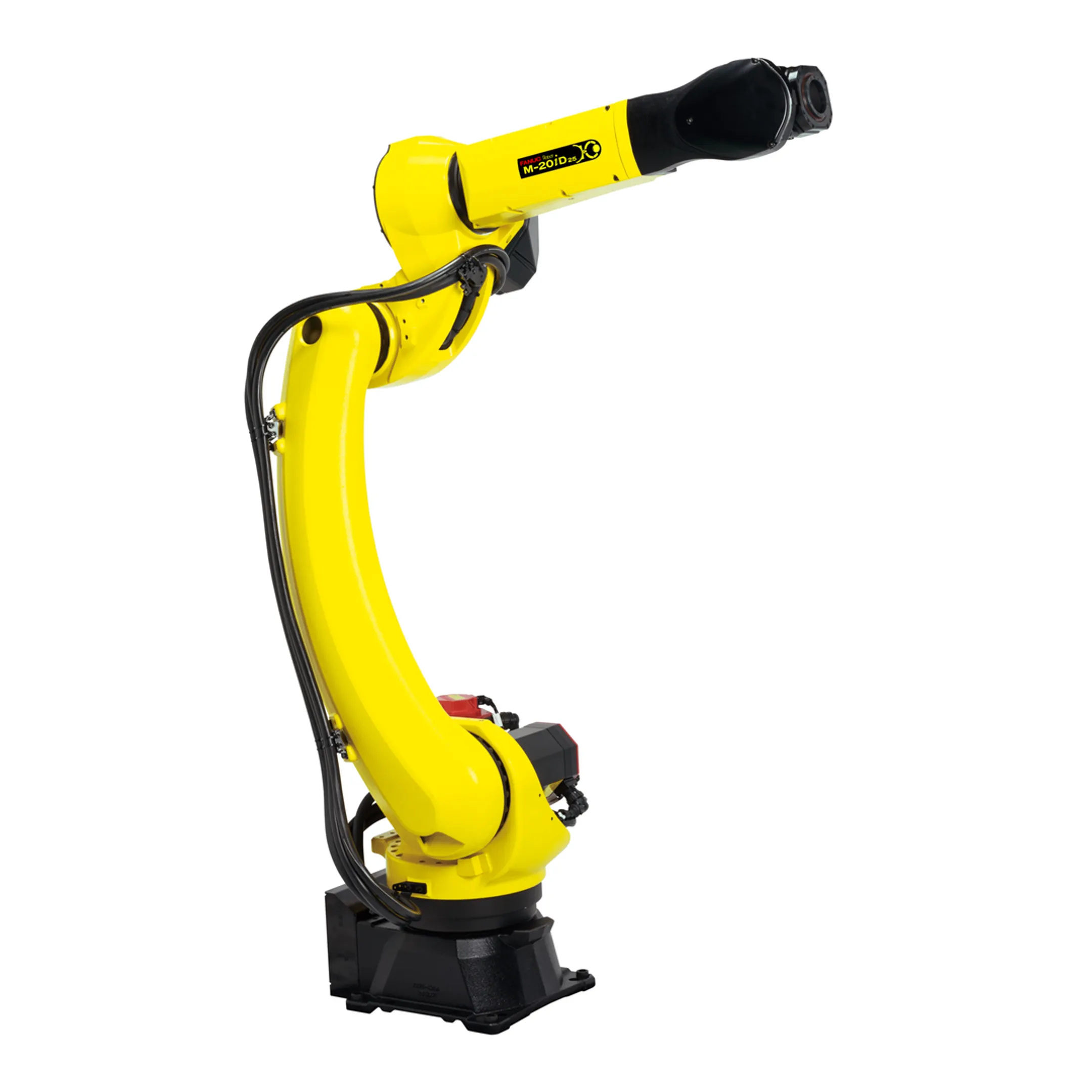Engineer reviewing a robotic manufacturing system