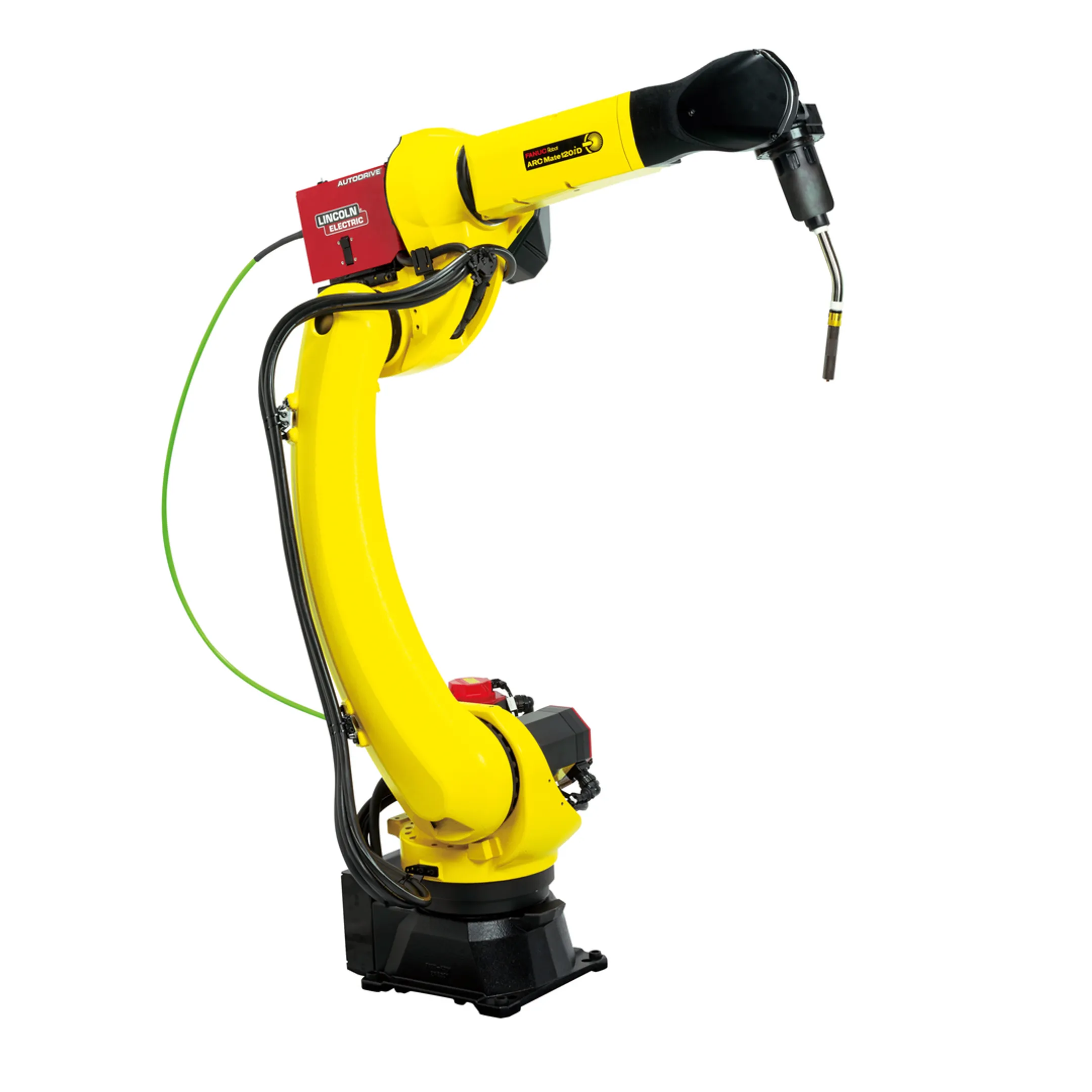 Engineer programming a robotic welding system