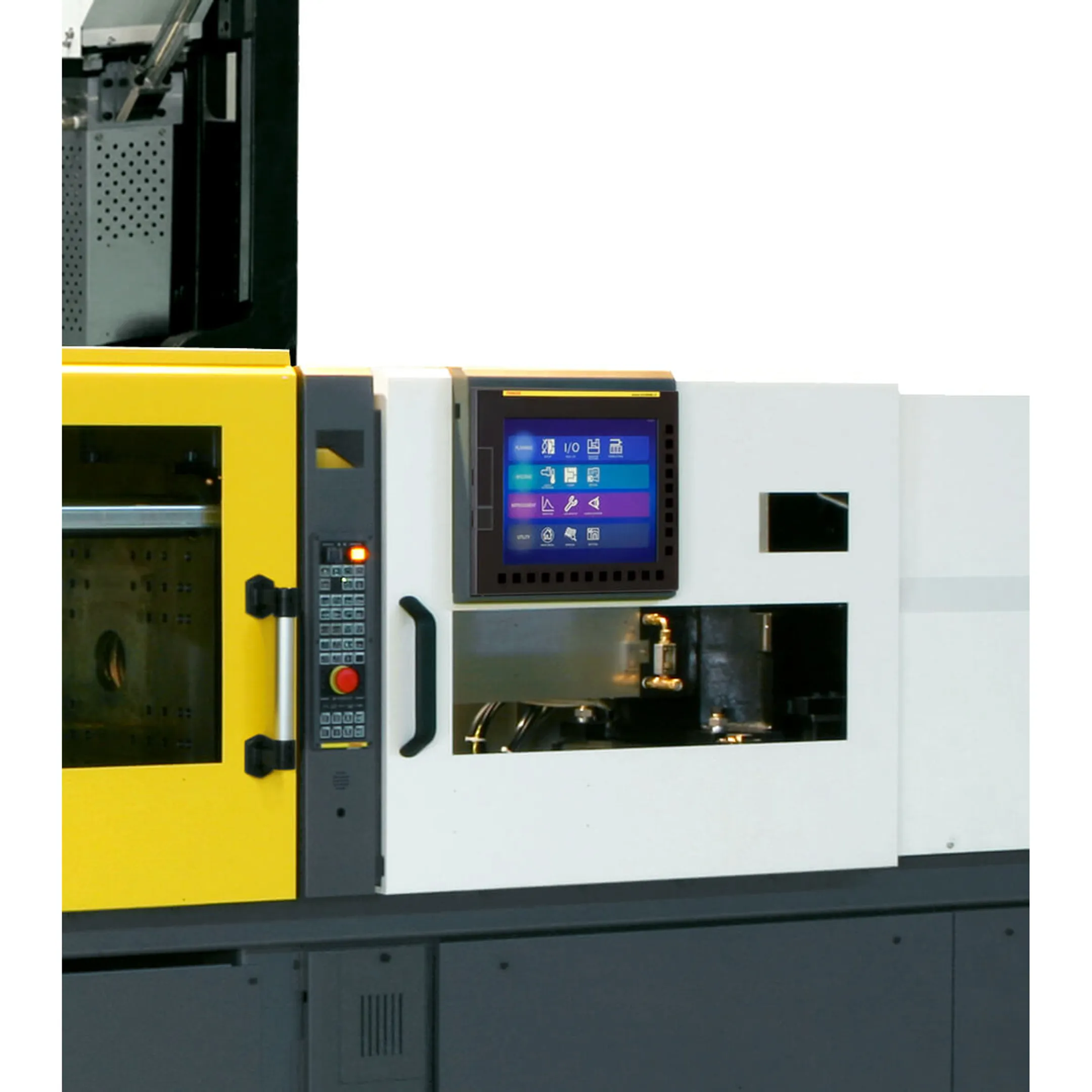 Engineer reviewing a robotic mill automation layout