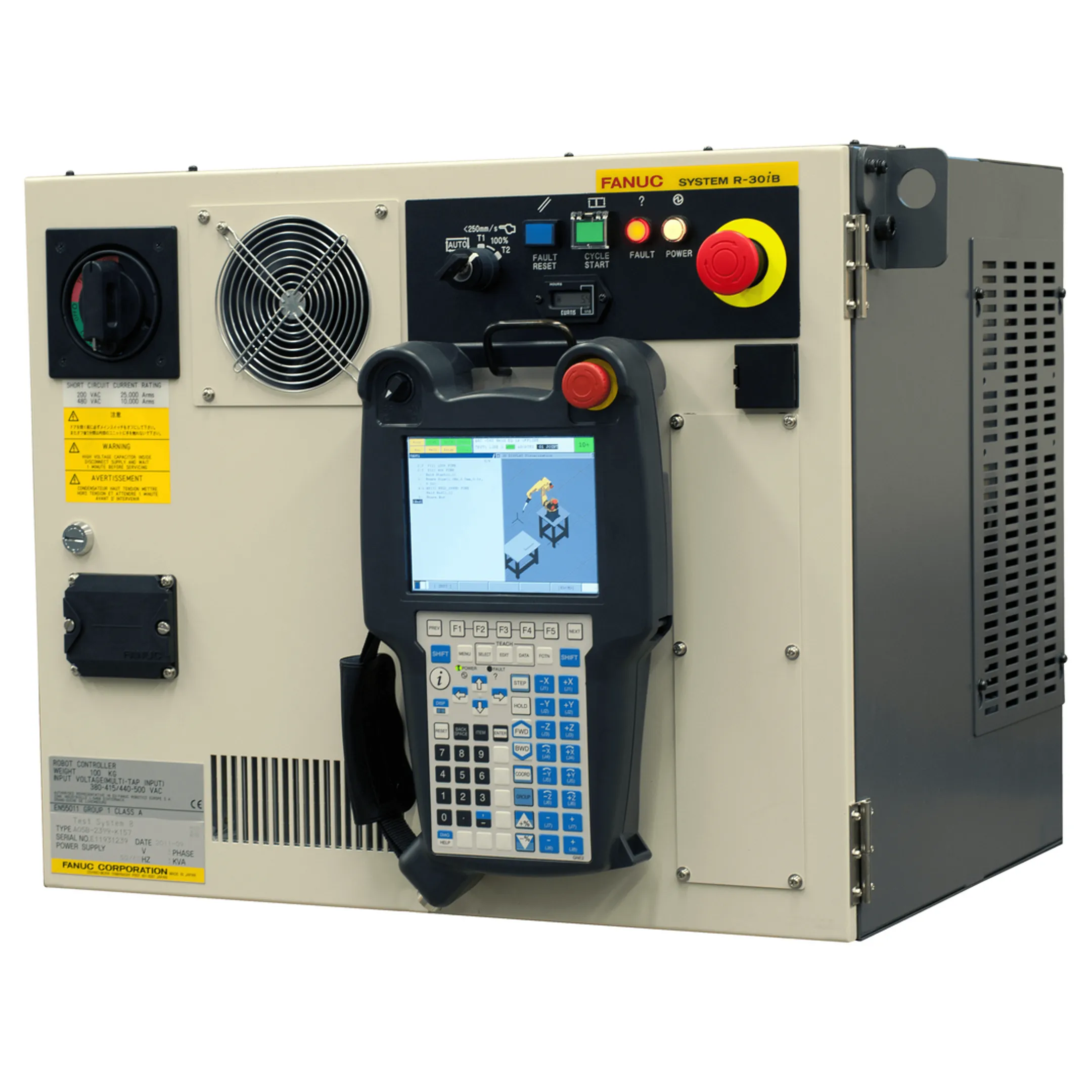 Controls engineer configuring factory automation