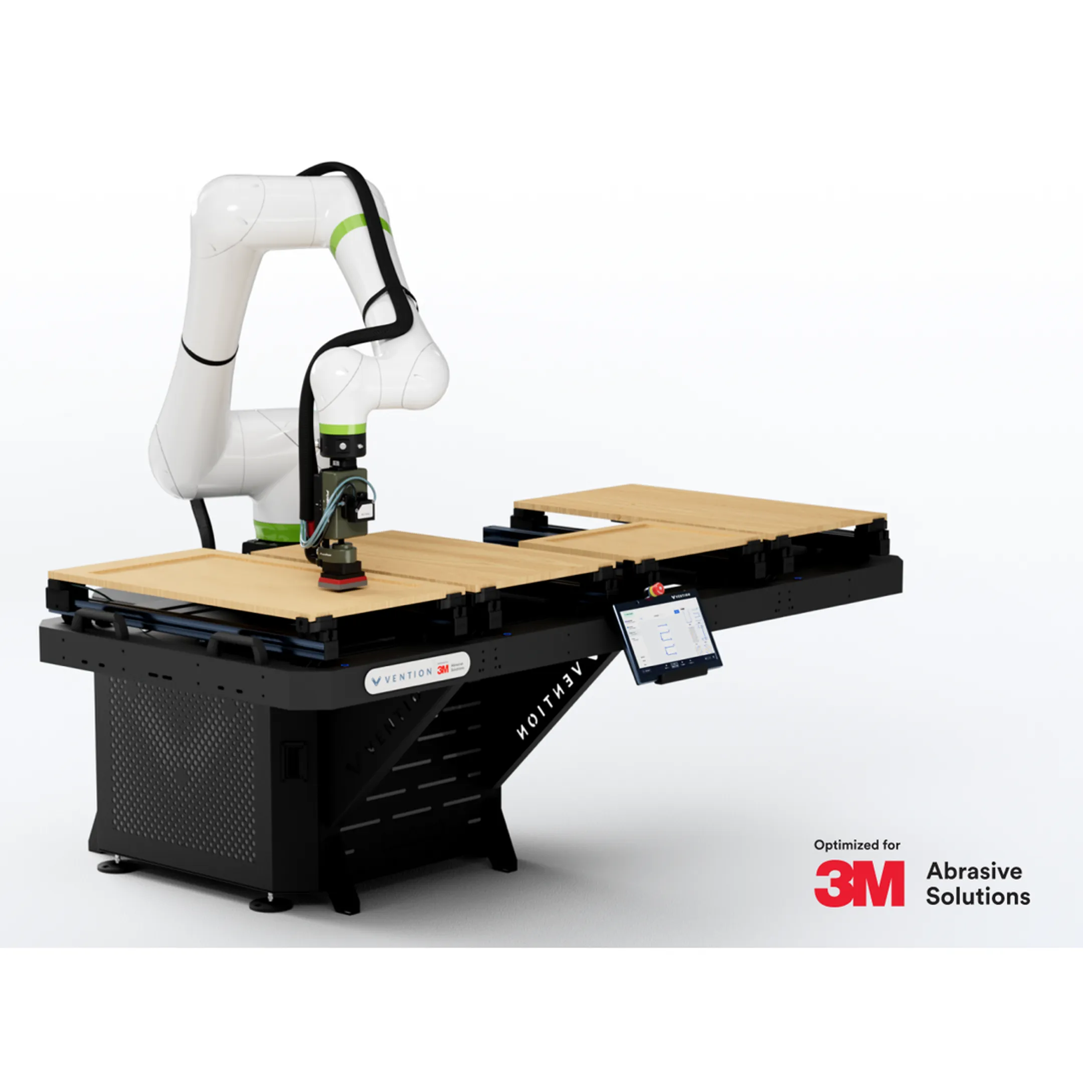 Engineer programming a robotic finishing cell