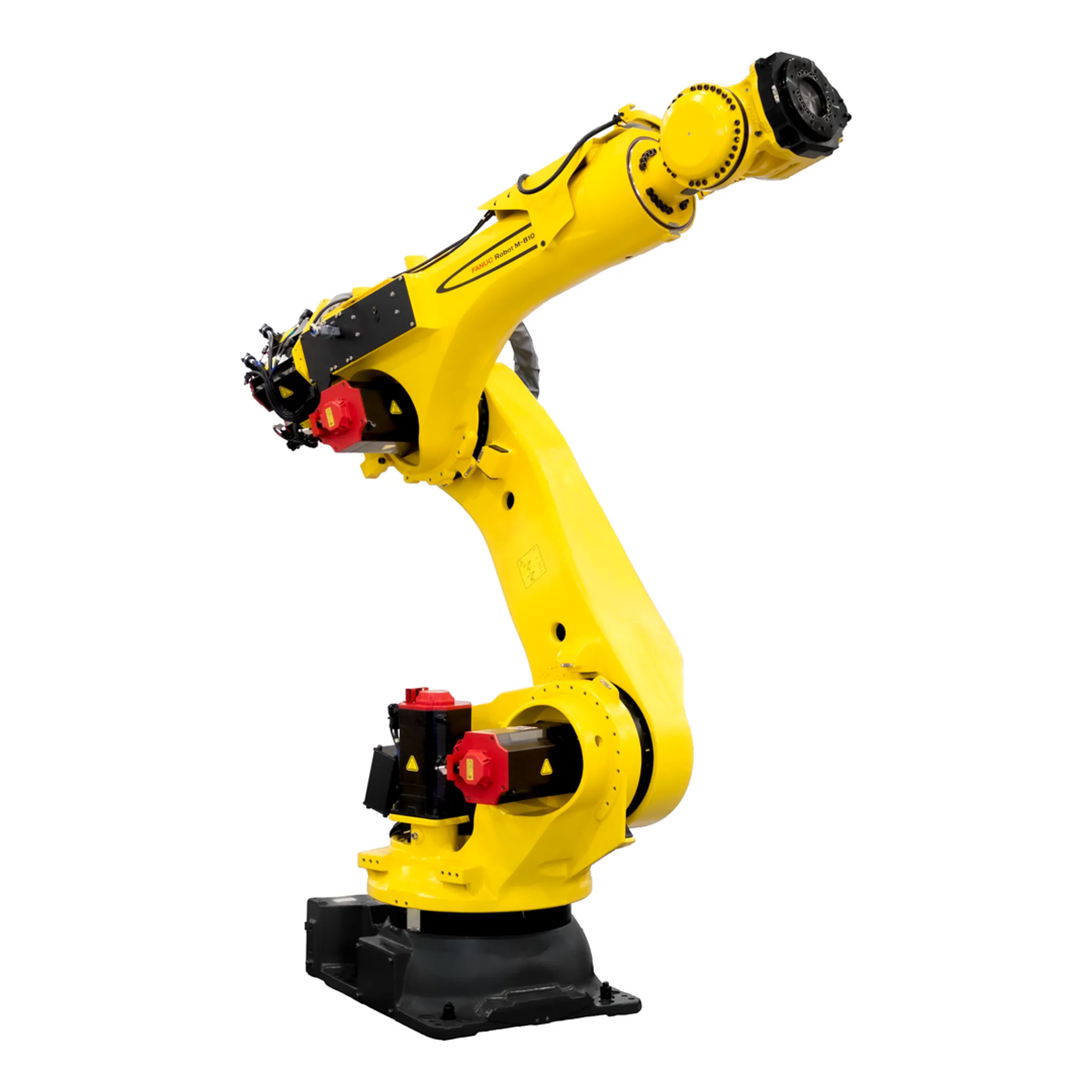 Engineer reviewing robotic handling cell