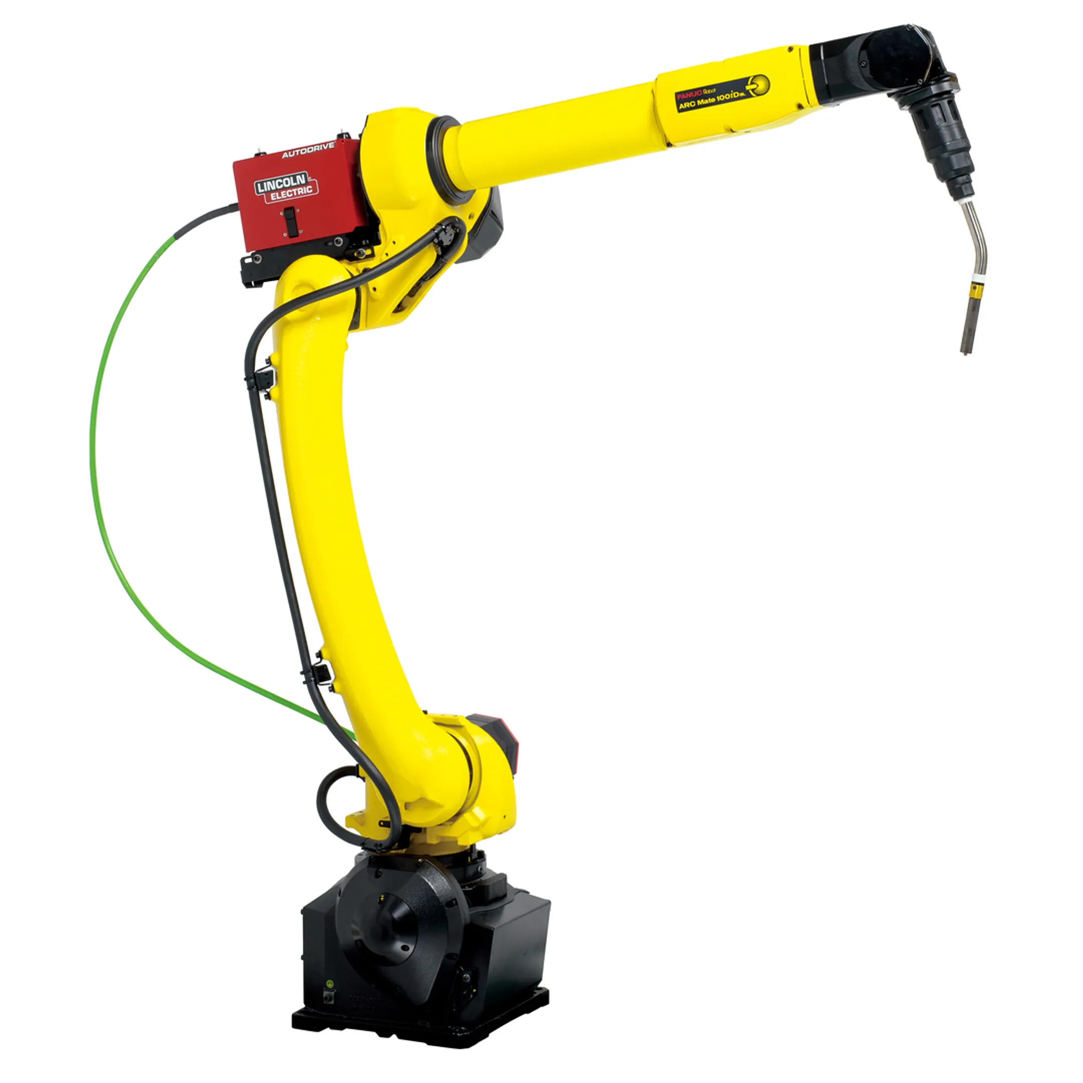 Engineer reviewing a robotic welding cell
