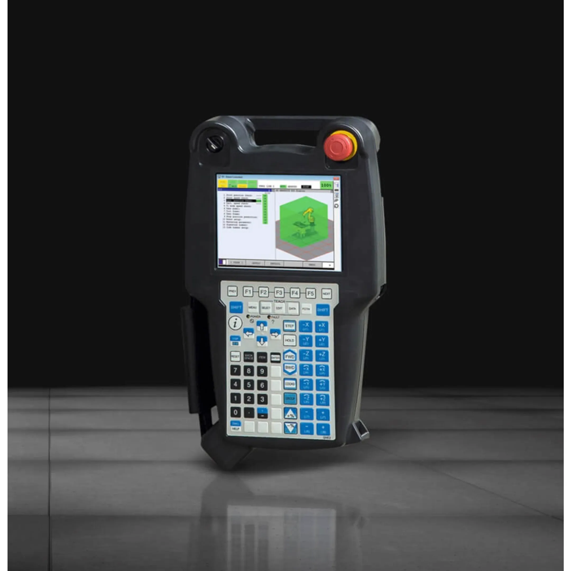 Robotic automation cell in a manufacturing facility