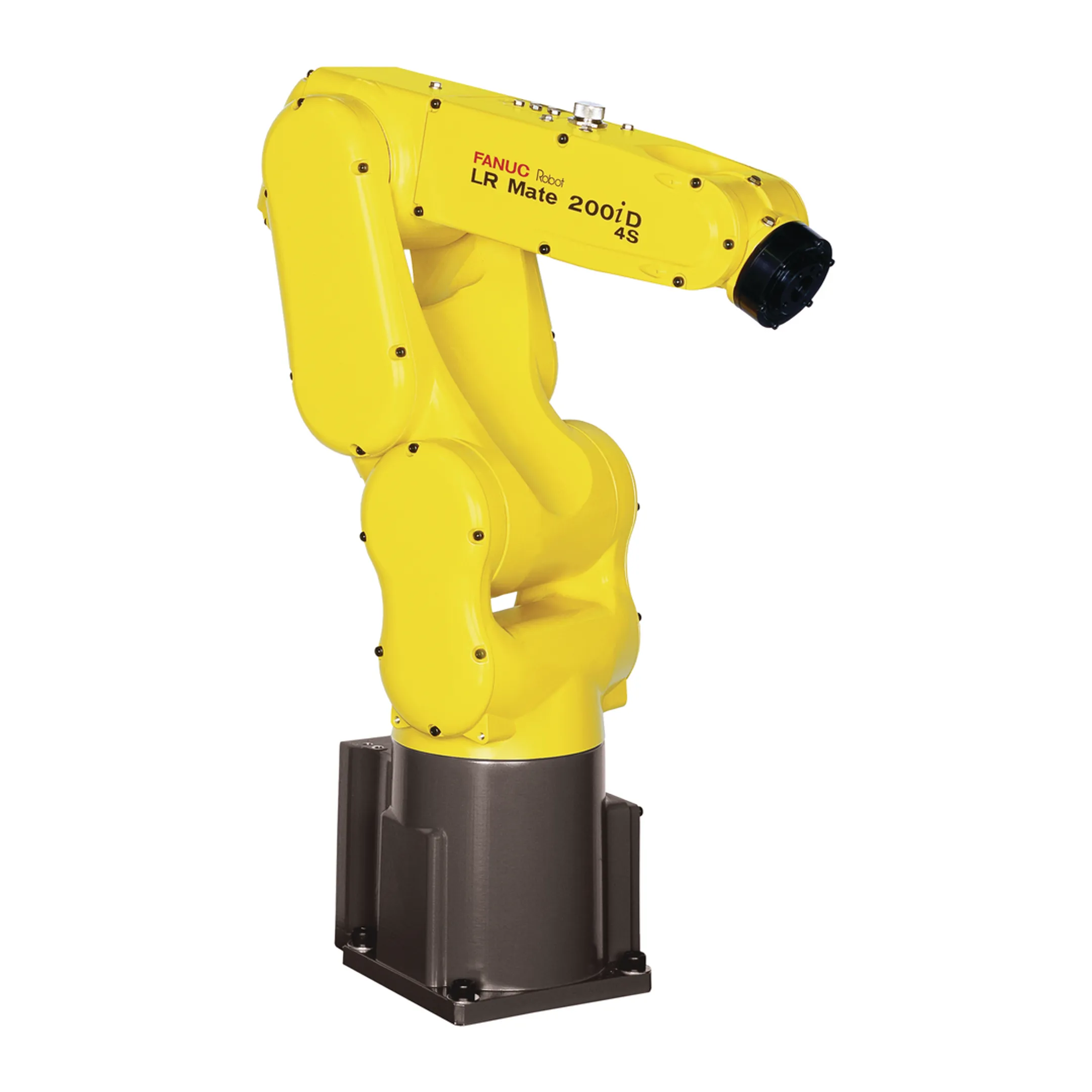 Robotic arm performing precision manufacturing work
