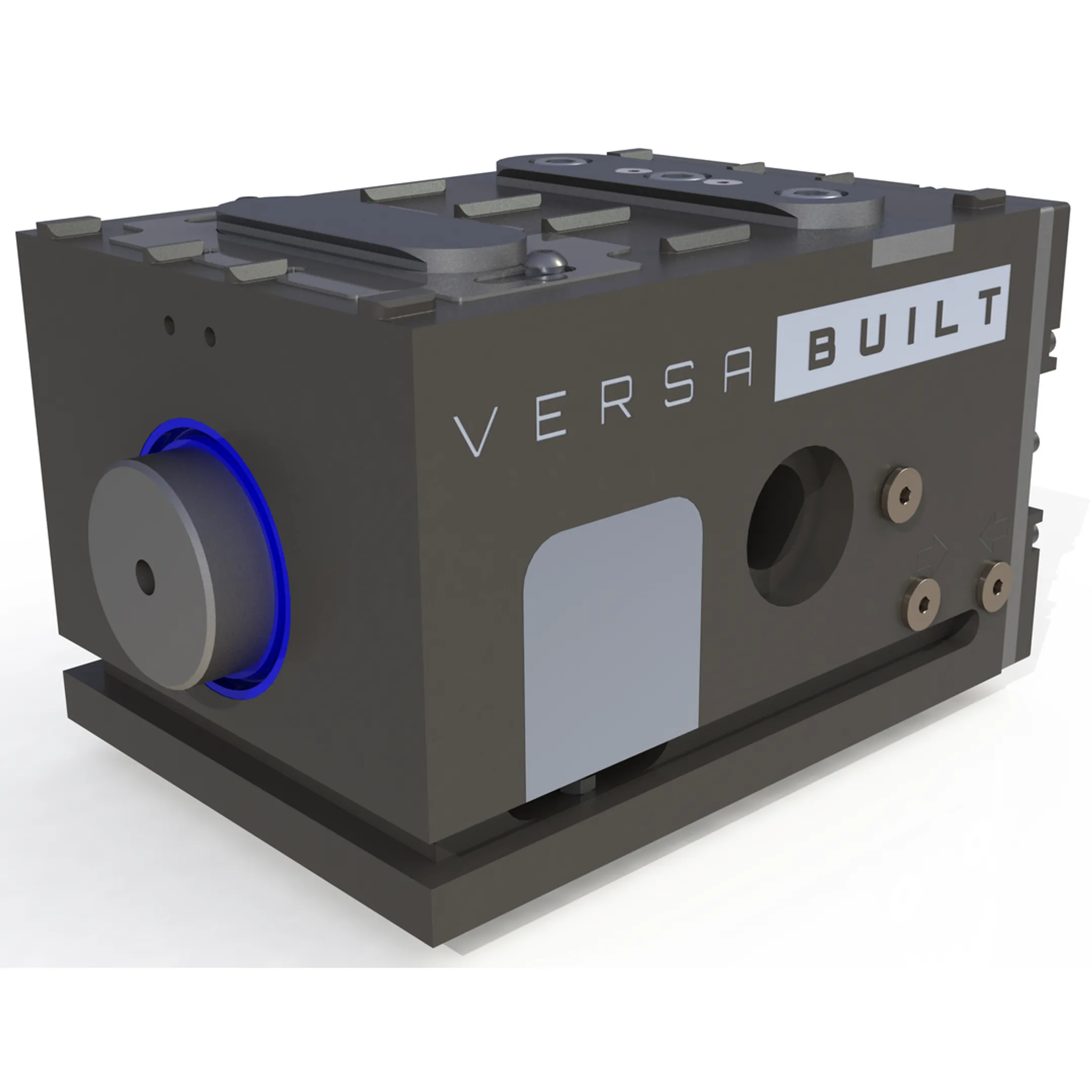 Technician commissioning a robotic manufacturing system