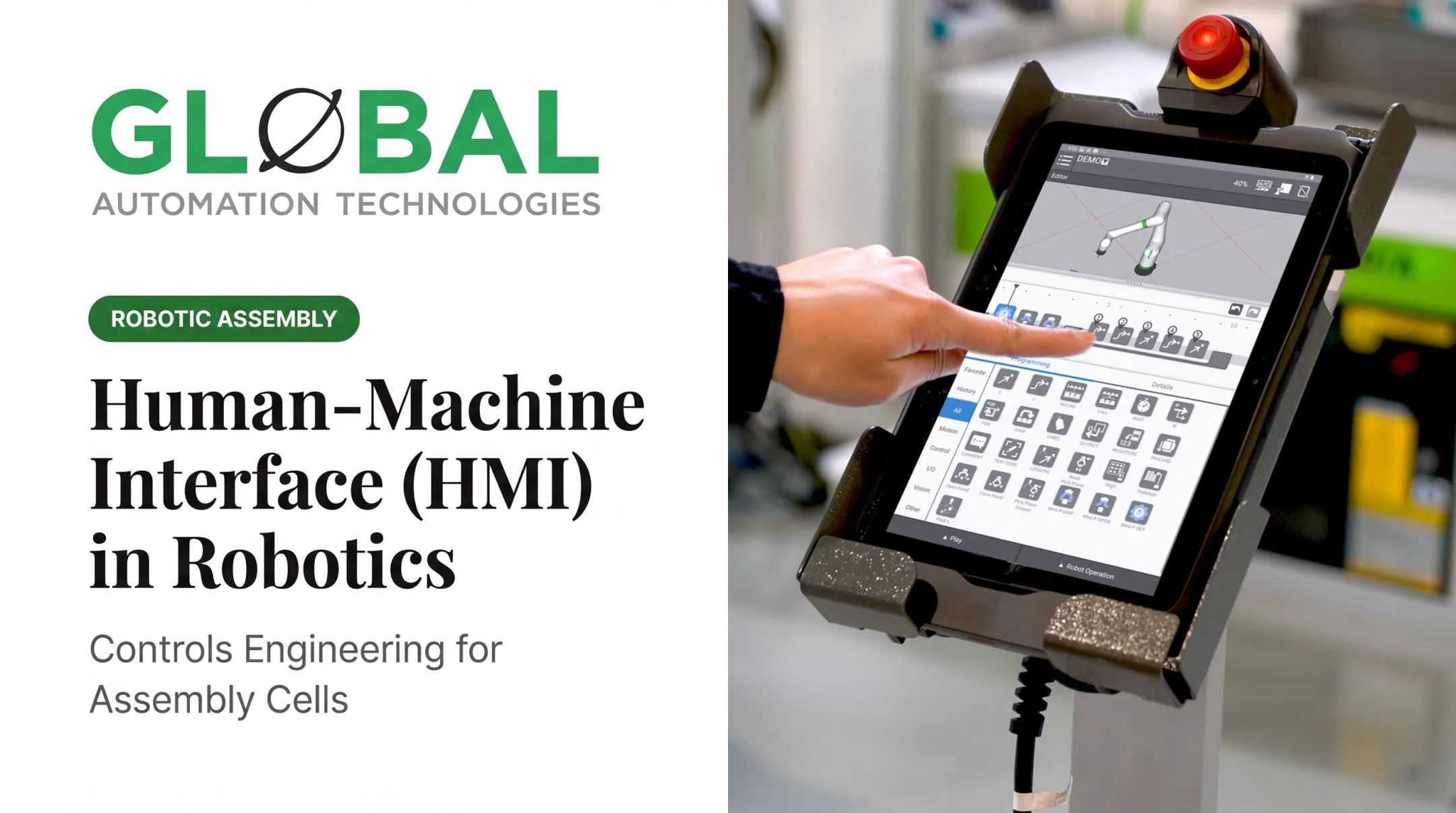 Human-Machine Interface (HMI) in Robotics