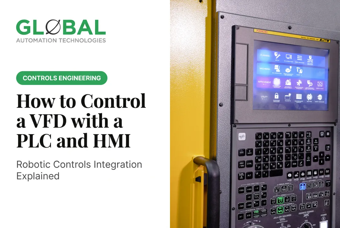 How to Control a VFD with a PLC and HMI