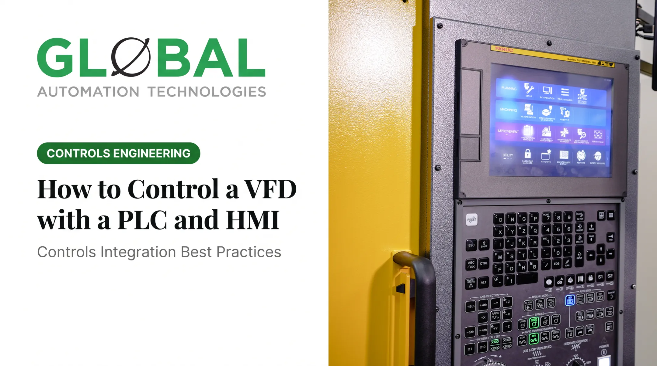 How to Control a VFD with a PLC and HMI