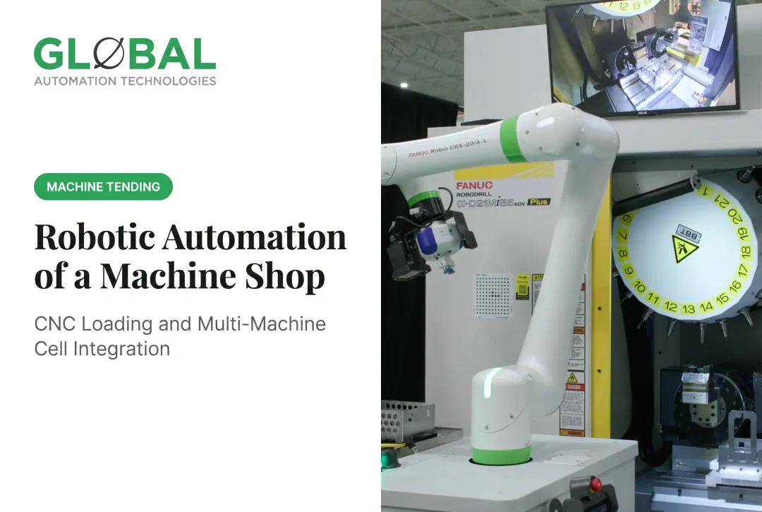 Robotic Automation of a Machine Shop