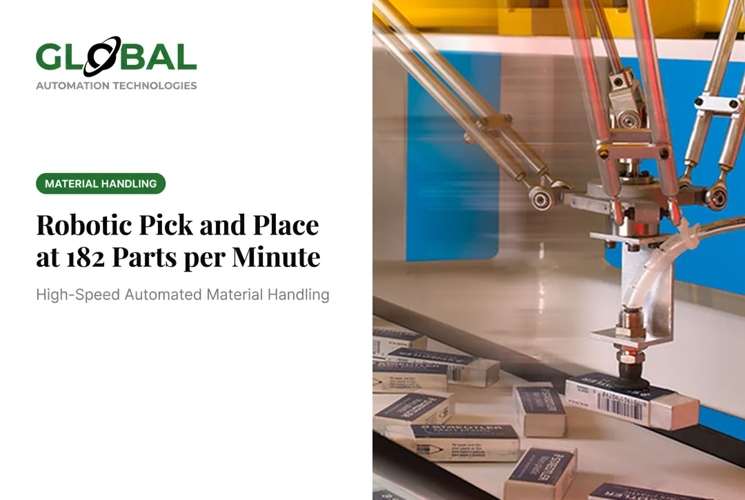 Robotic Pick and Place at 182 Parts per Minute