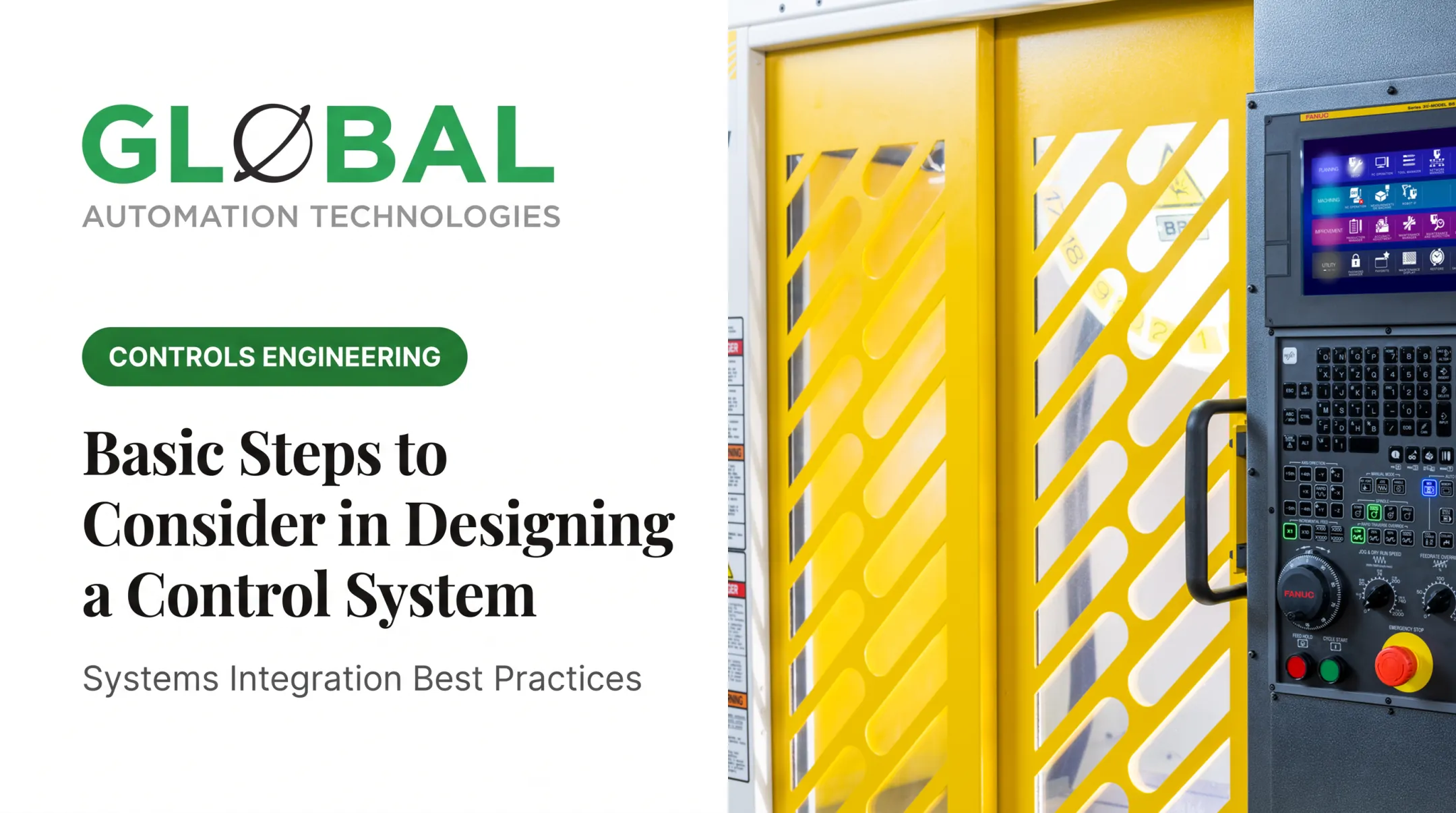 Basic Steps to Consider in Designing a Control System