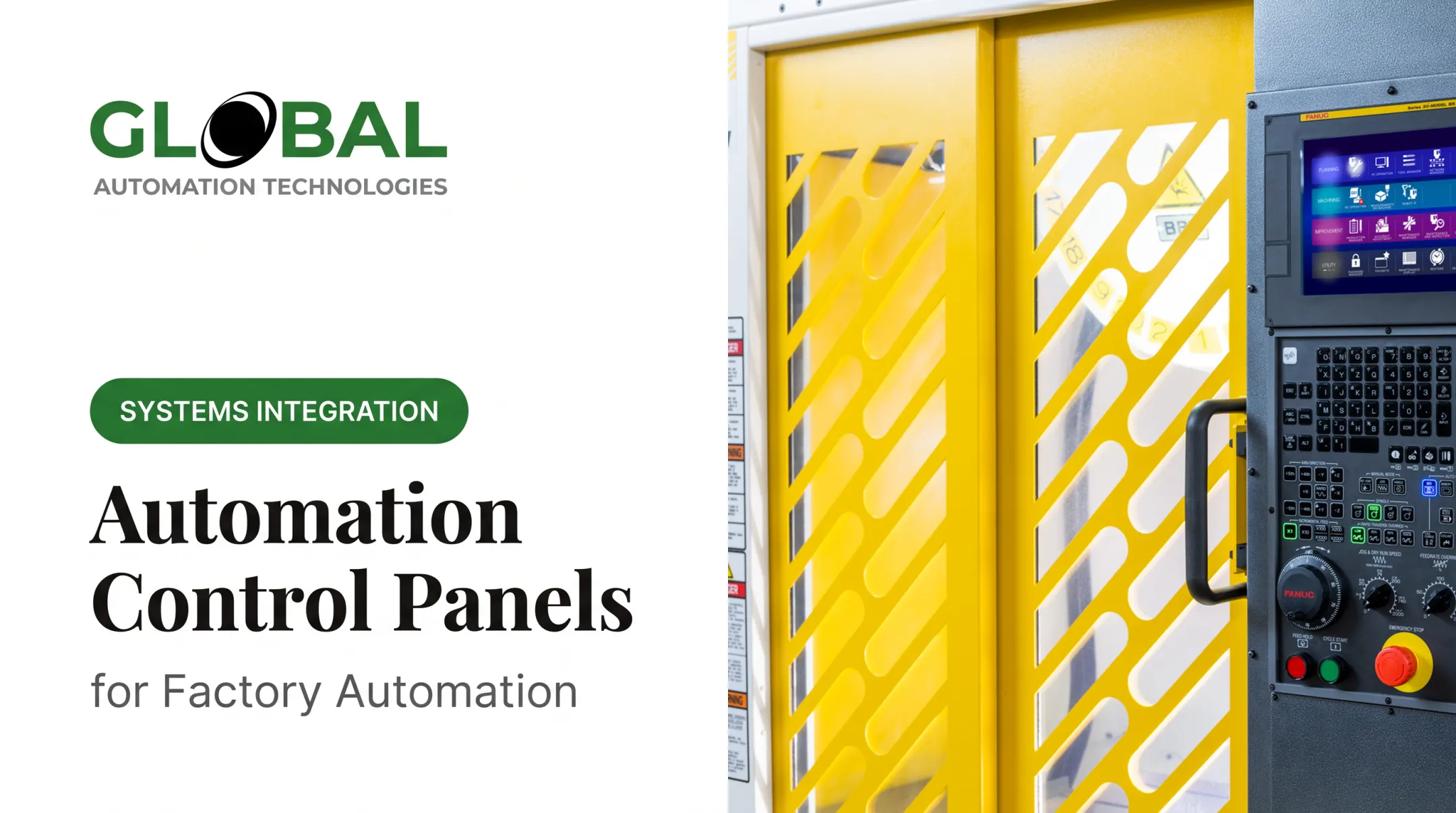 Automation Control Panels for Factory Automation