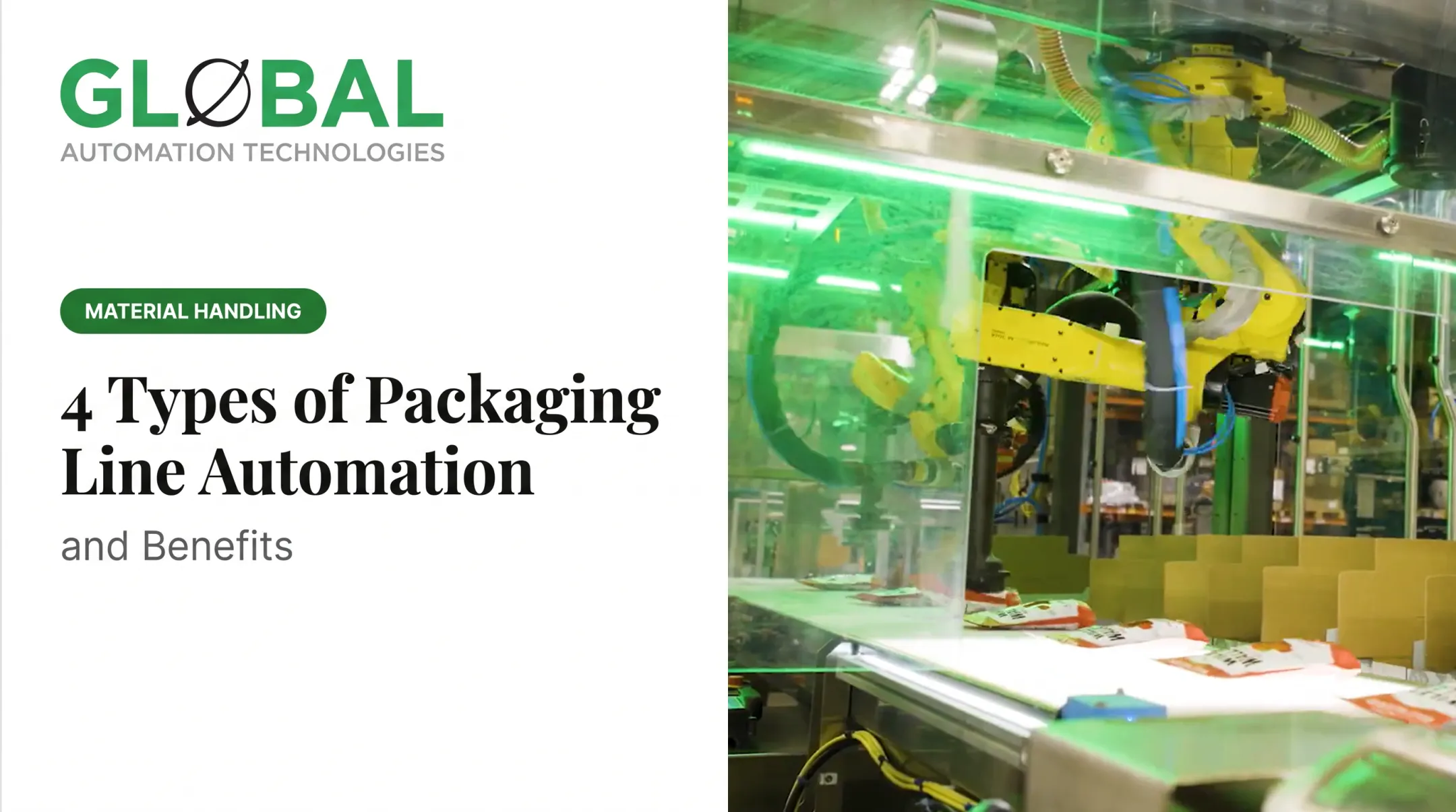 4 Types of Packaging Line Automation and Benefits
