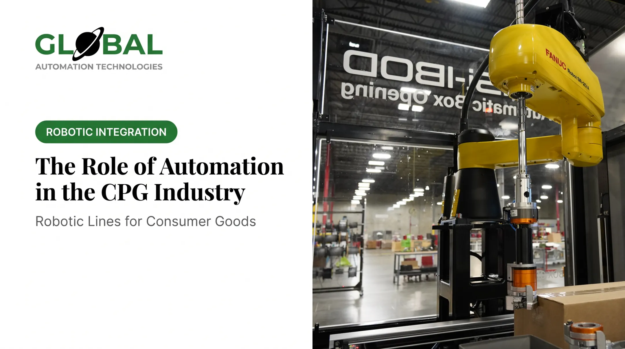 The Role of Automation in the CPG Industry