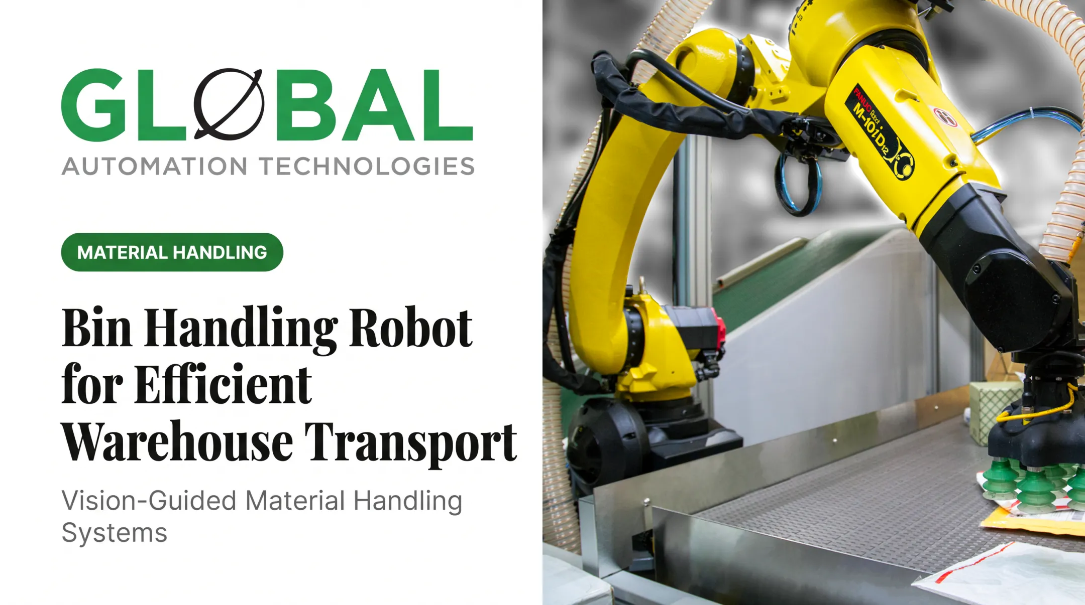 Bin Handling Robot for Efficient Warehouse Transport