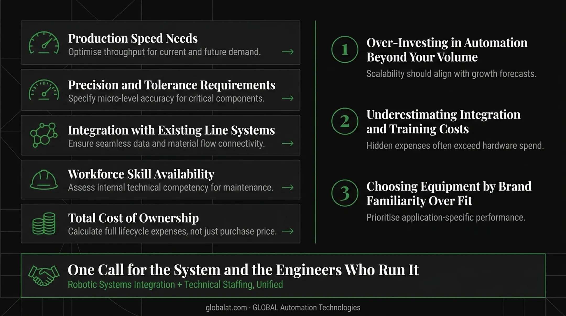 5 key factors for choosing automotive manufacturing equipment infographic