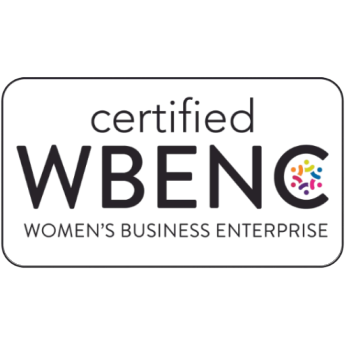 WBENC certified Women's Business Enterprise badge