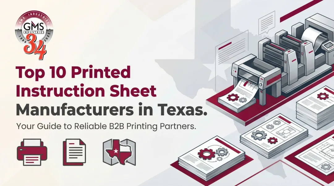 Cover image for Top 10 Printed Instruction Sheet Manufacturers in Texas