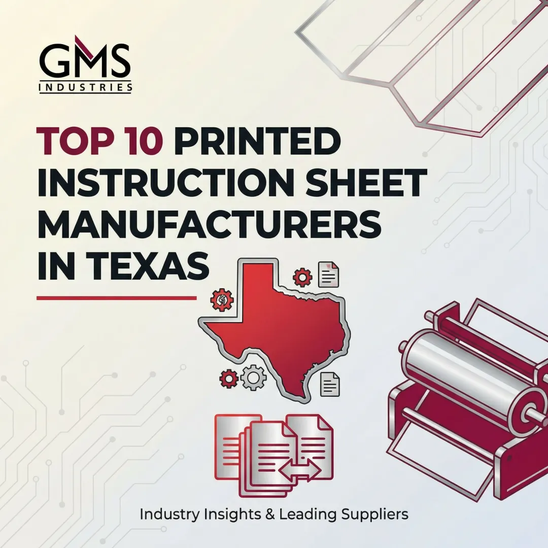 Top 10 Printed Instruction Sheet Manufacturers in Texas