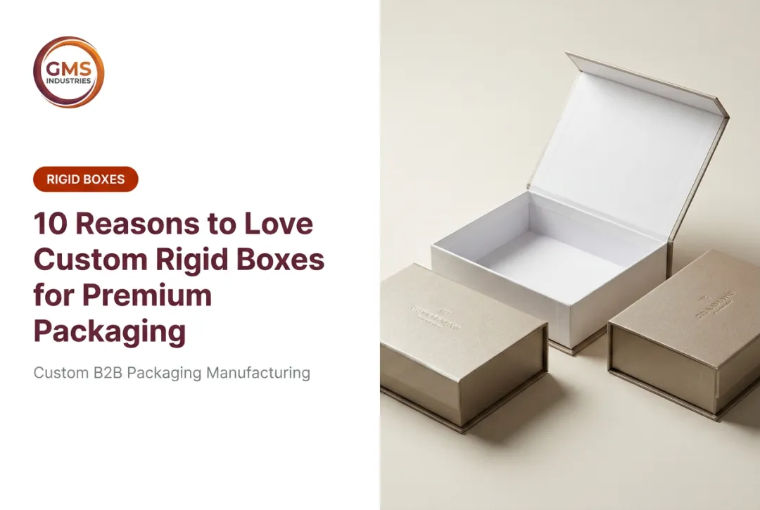 10 Reasons to Love Custom Rigid Boxes for Premium Packaging