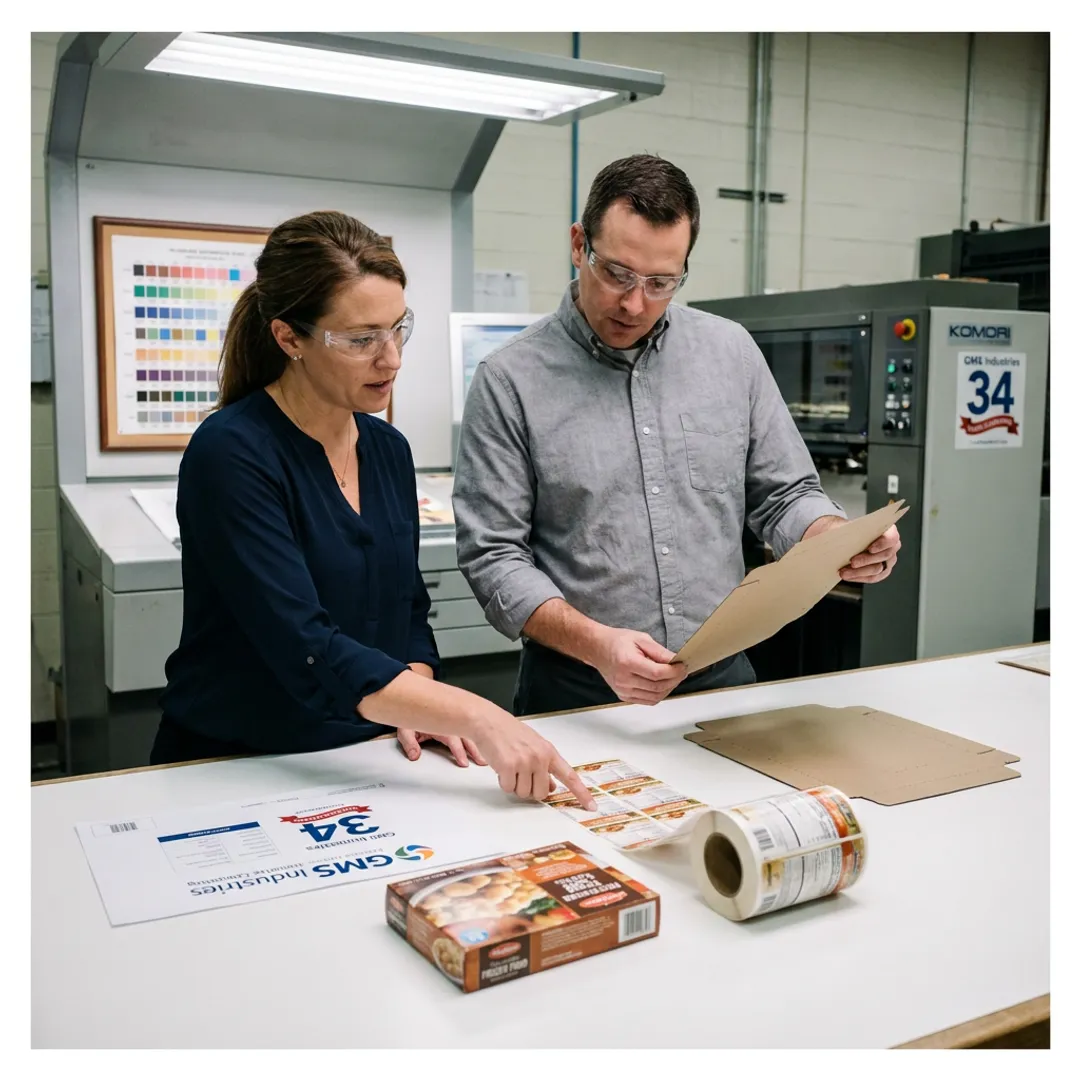 Food packaging production process
