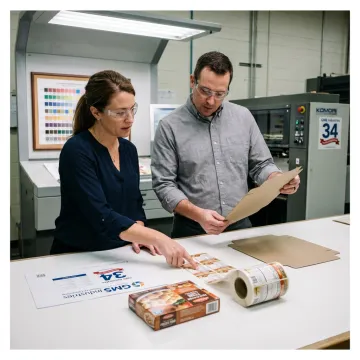 Food packaging production process