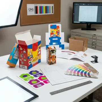 CPG packaging prototypes and mock-ups
