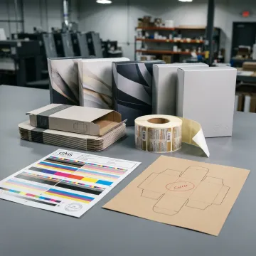 Custom packaging and label production
