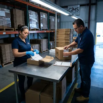 Contract packaging and kitting assembly
