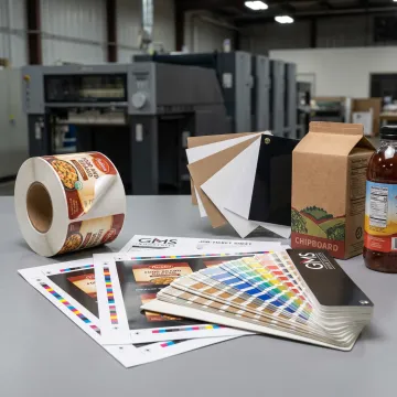 Custom product labels printed in multiple methods