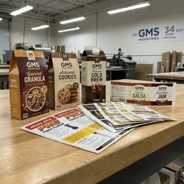 Custom food labels and packaging