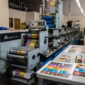 Digital label printing production