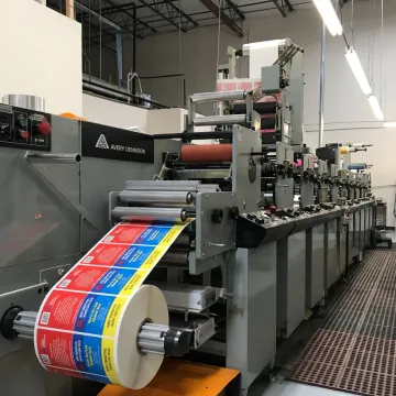 Short-run digital label printing