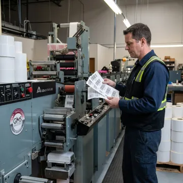 Barcode label production workflow