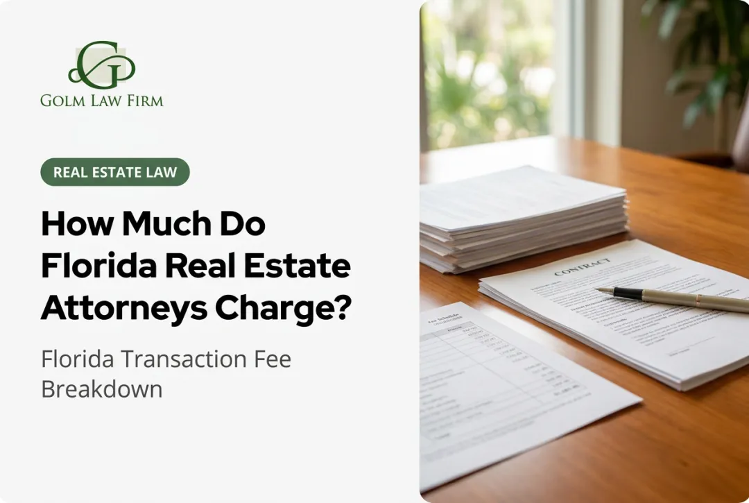 How Much Do Florida Real Estate Attorneys Charge?