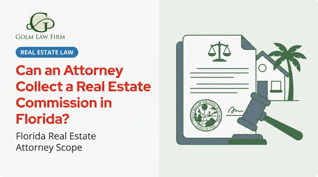 Can an Attorney Collect a Real Estate Commission in Florida?