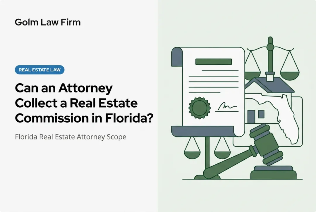 Can an Attorney Collect a Real Estate Commission in Florida?