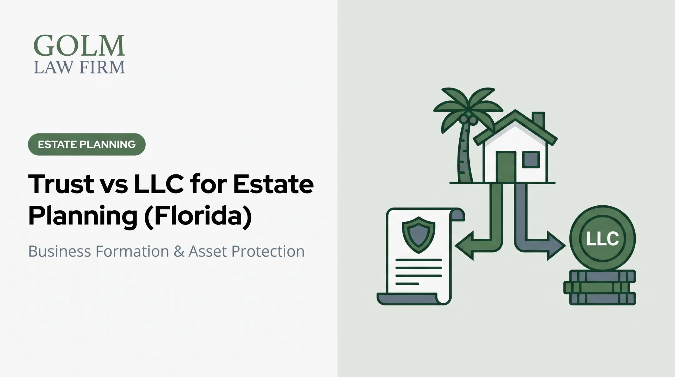 Trust vs LLC for Estate Planning (Florida)