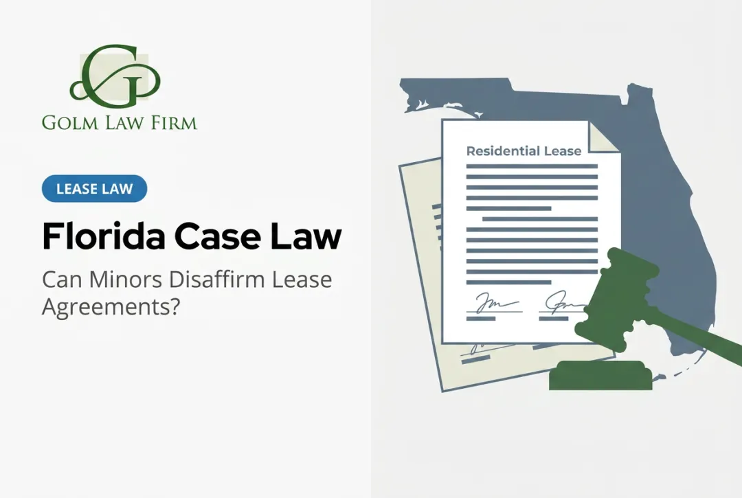 Florida Case Law: Can Minors Disaffirm Lease Agreements?