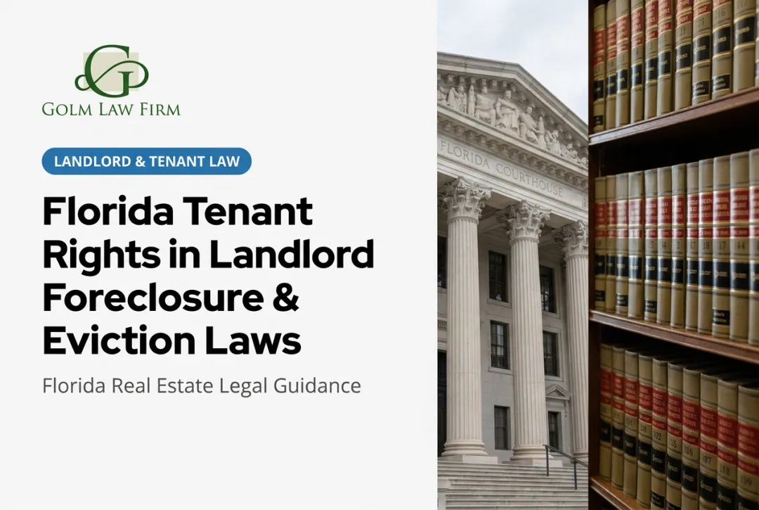 Florida Tenant Rights in Landlord Foreclosure & Eviction Laws