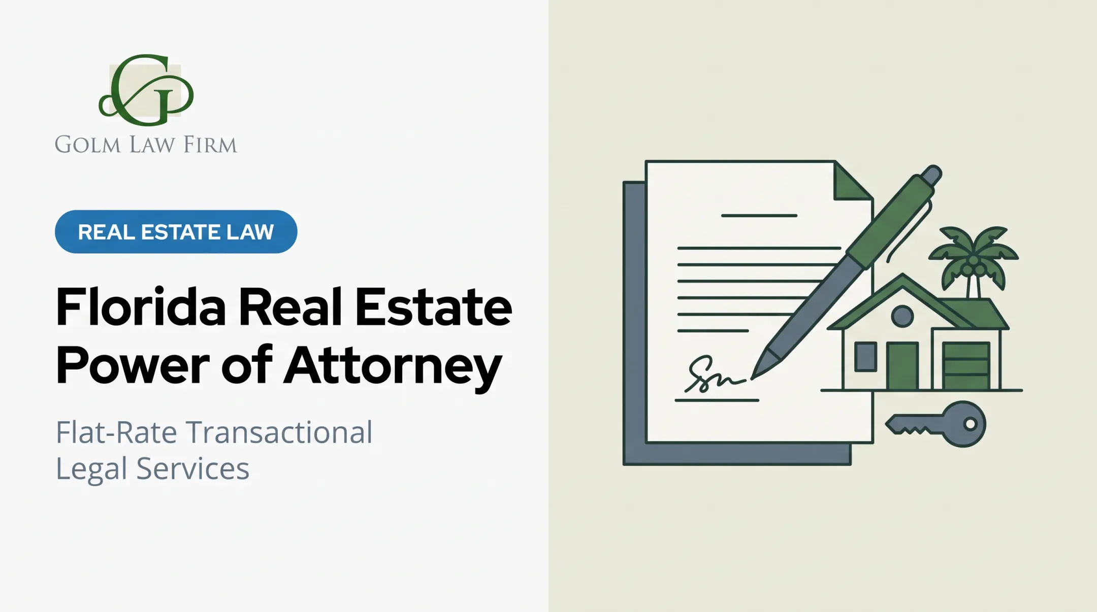 Florida Real Estate Power of Attorney