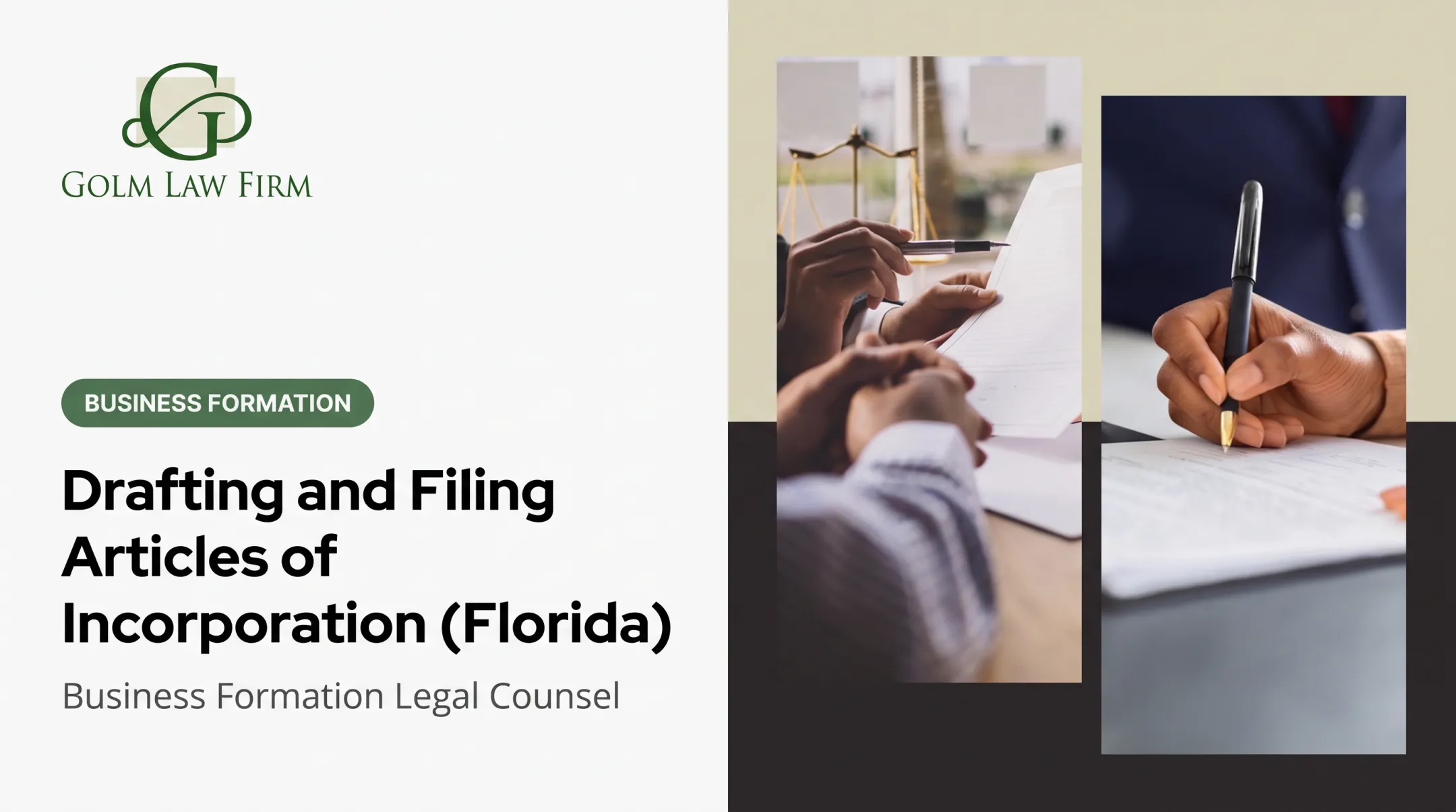 Drafting and Filing Articles of Incorporation (Florida)