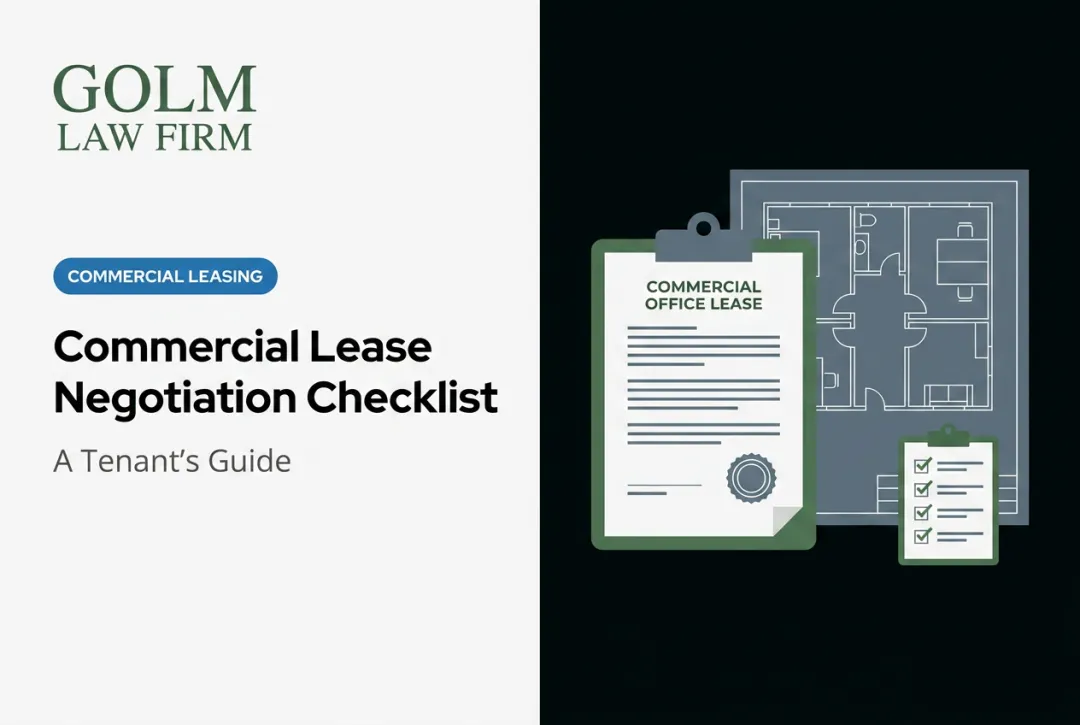Commercial Lease Negotiation Checklist: A Tenant's Guide