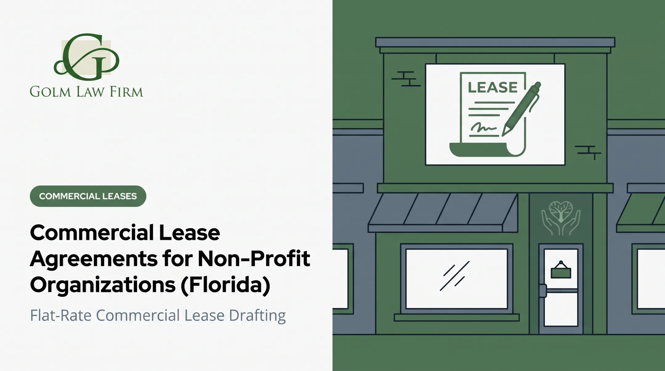Commercial Lease Agreements for Non-Profit Organizations (Florida)
