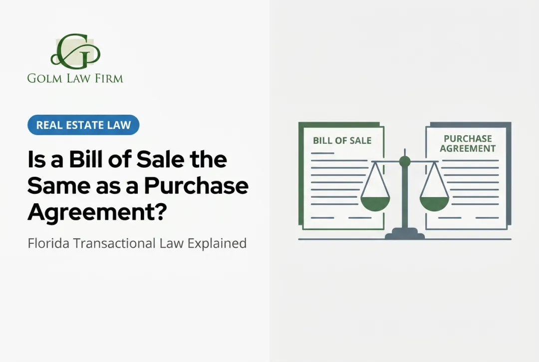 Is a Bill of Sale the Same as a Purchase Agreement?