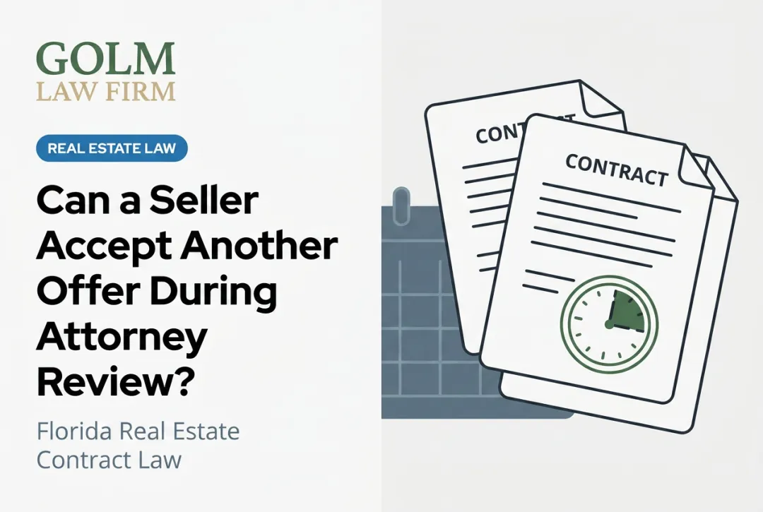 Can a Seller Accept Another Offer During Attorney Review?