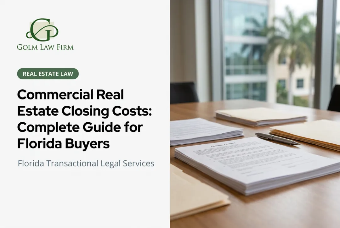 Commercial Real Estate Closing Costs: Complete Guide for Florida Buyers
