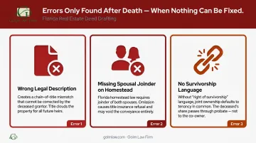 3 critical Lady Bird deed drafting mistakes that cause post-death title failures