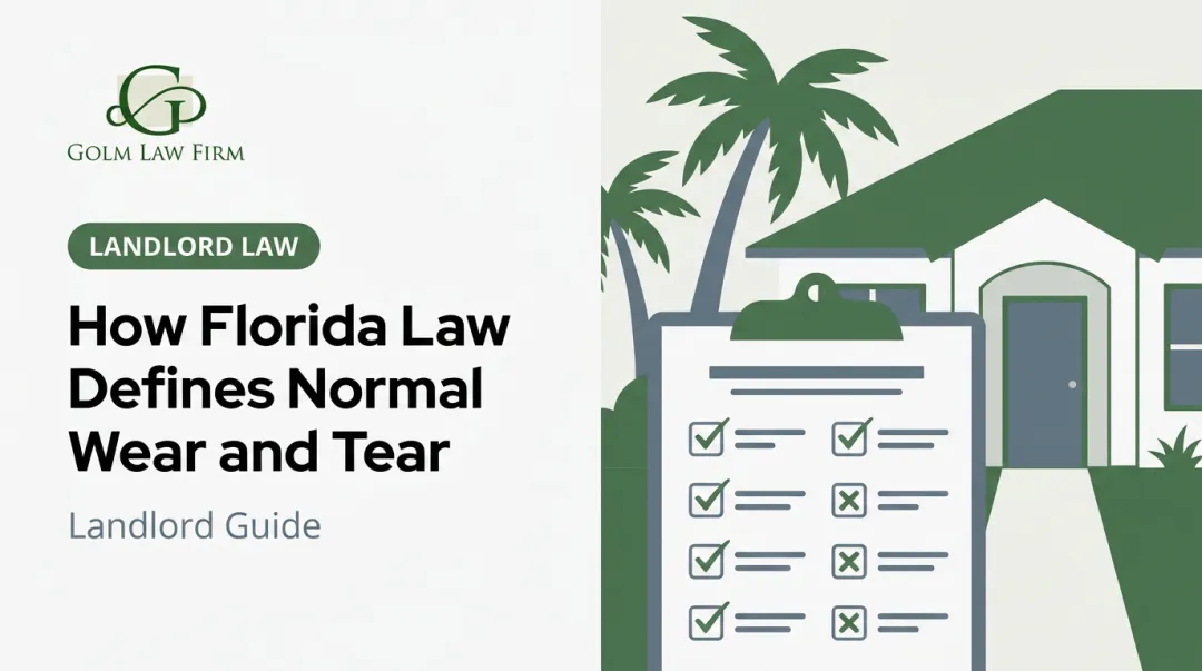 How Florida Law Defines Normal Wear and Tear: Landlord Guide